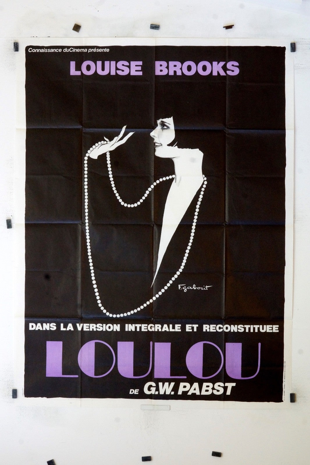 LOULOU LOUISE BROOKS MOVIE POSTER ORIGINAL (120X160)