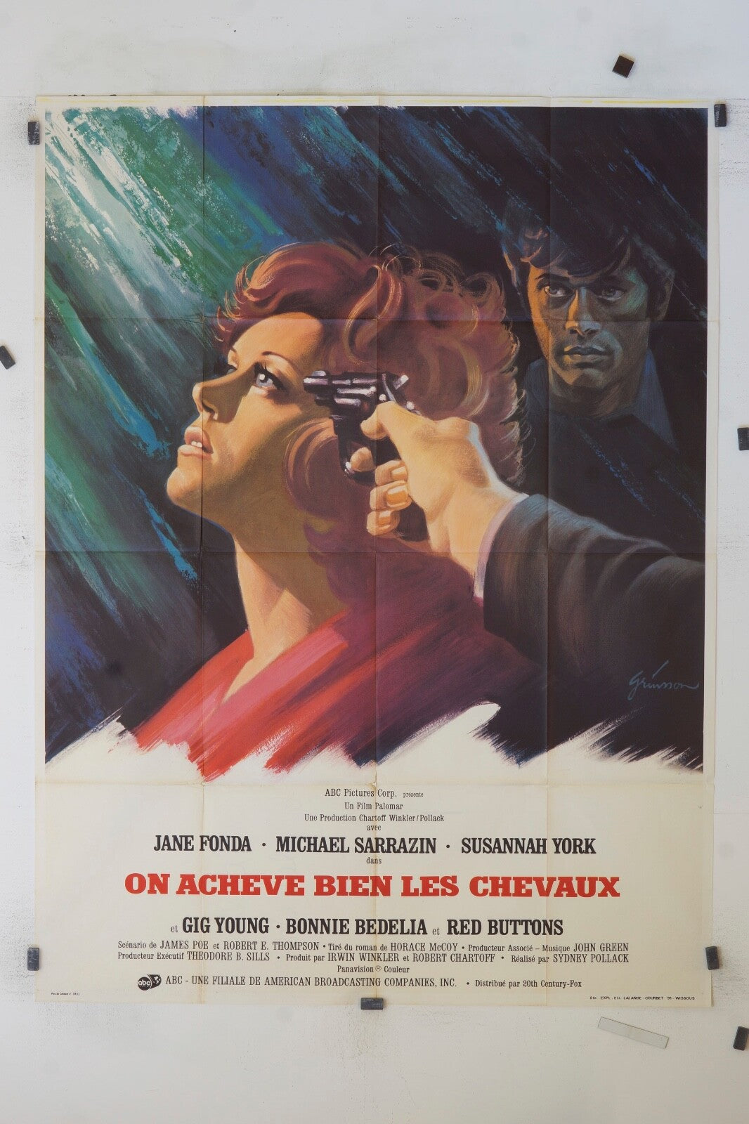 ON ACHÈVE BIEN LES CHEVAUX ORIGINAL MOVIE POSTER 120X160