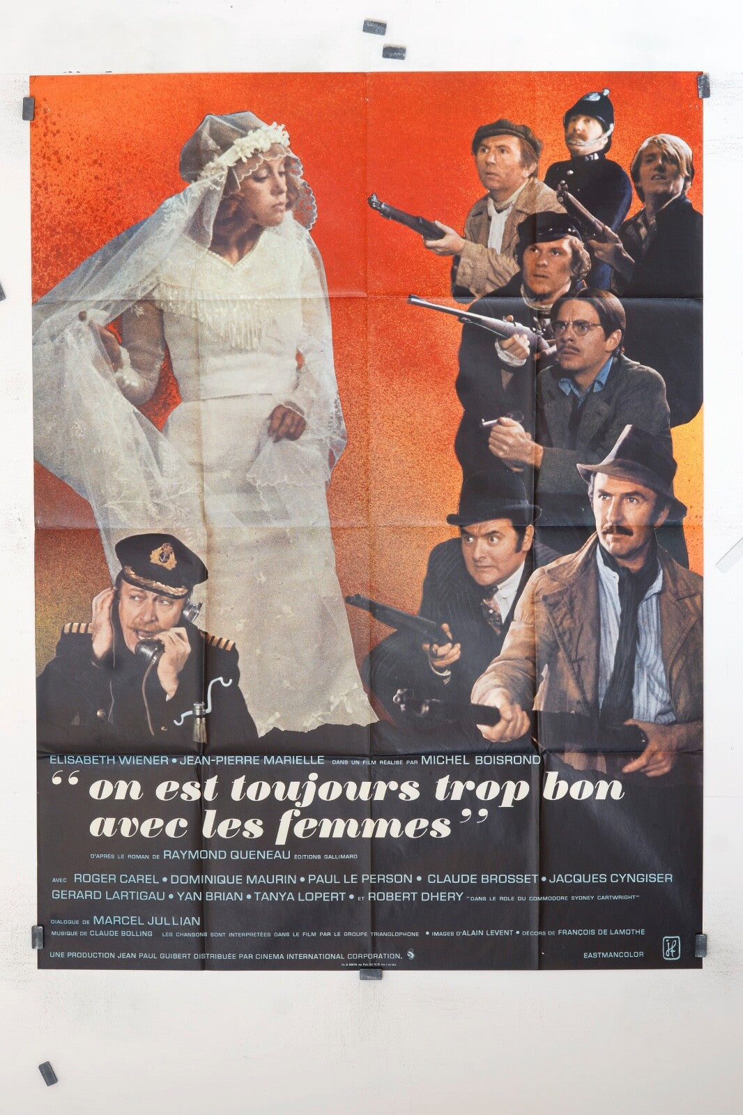 ON EST TOUJOURS TROP BON AVEC LES FEMMES MOVIE POSTER ORIGINAL 120x160
