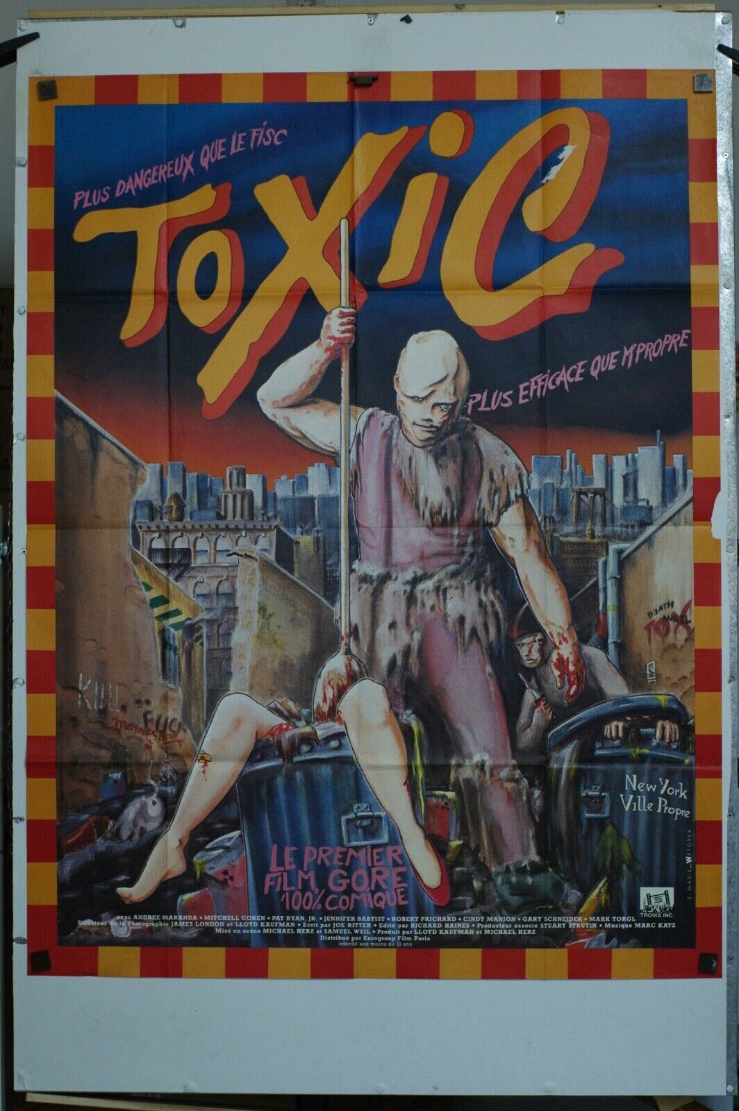 TOXIC movie poster ORIGINAL (120x160) ANDREE MARANDA