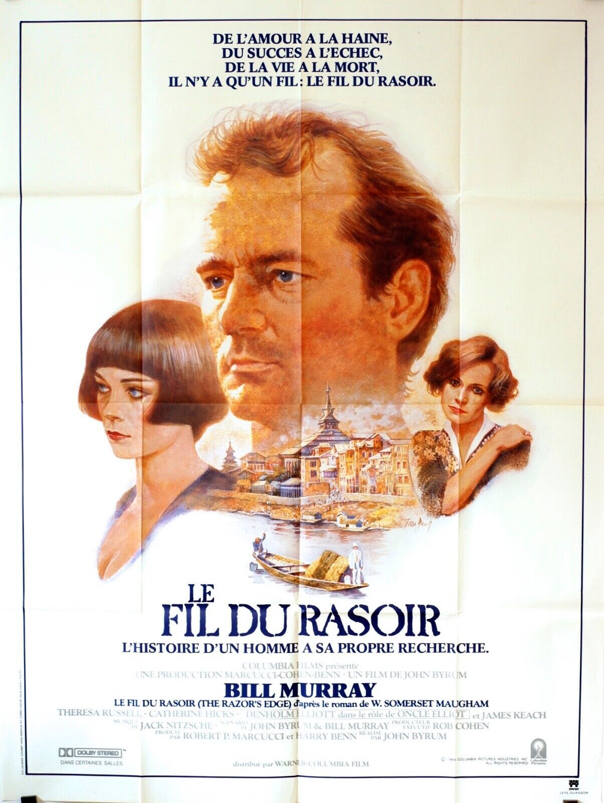LE FIL DU RASOIR MOVIE POSTER ORIGINAL 120x160 BILL MURRAY