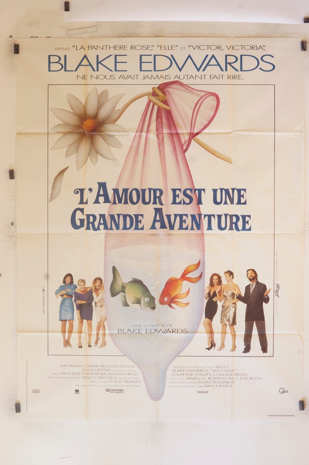 L’AMOUR EST UNE GRANDE AVENTURE BLAKE EDWARDS MOVIE POSTER ORIGINAL 120x160
