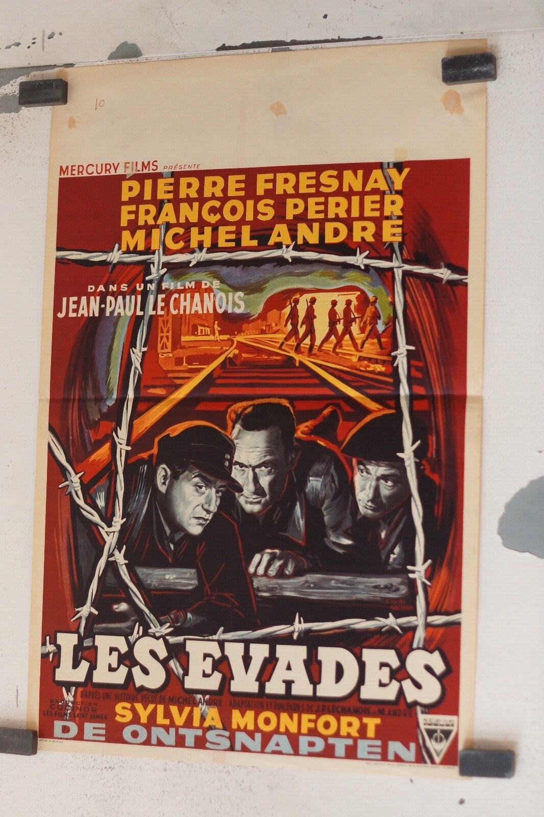 EVADES (LES) ORIGINAL (Belgium Version) 30x55 PIERRE FRESNAY