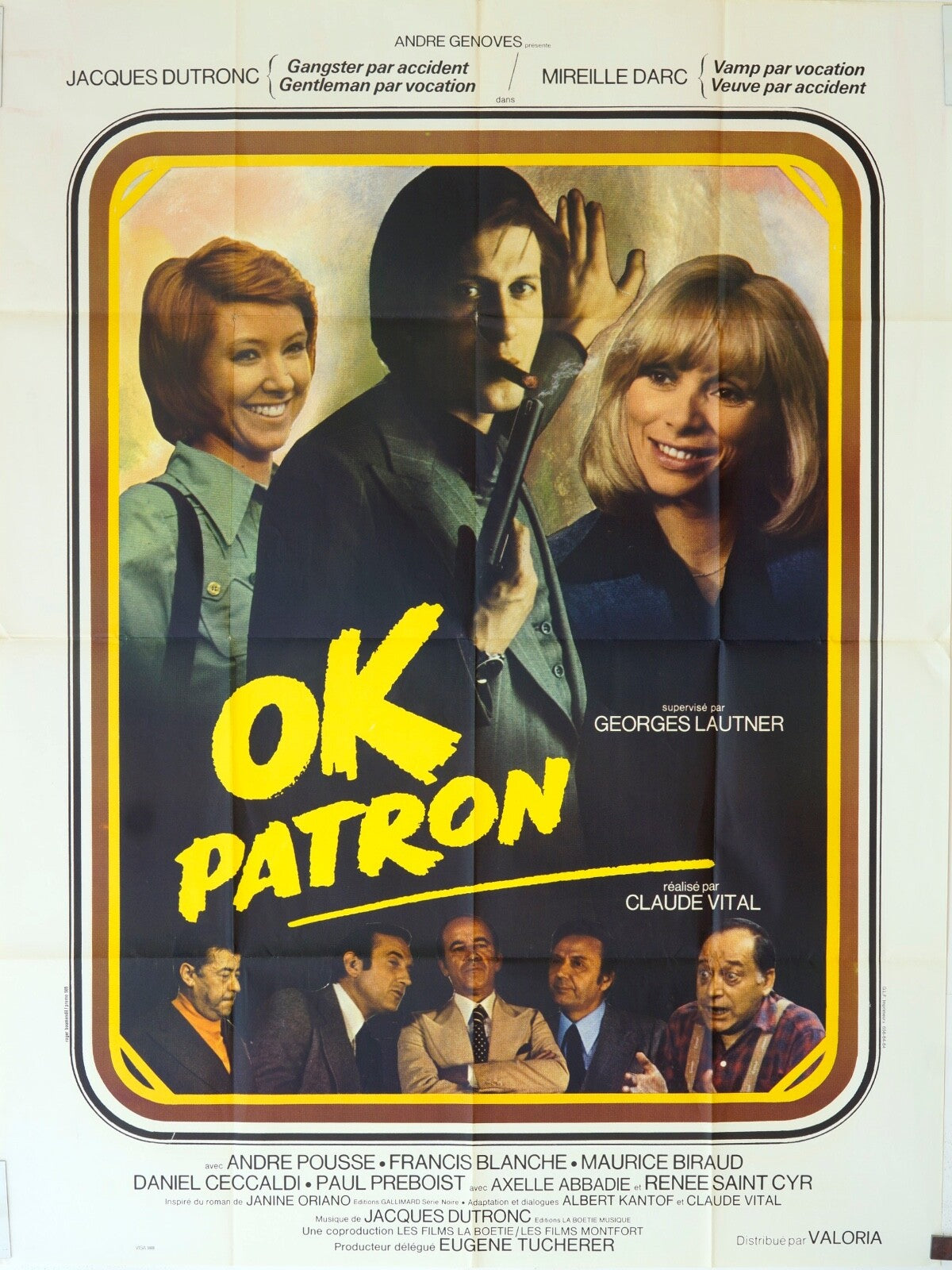 OK PATRON ORIGINAL MOVIE POSTER 120X160 GEORGE LAUTNER