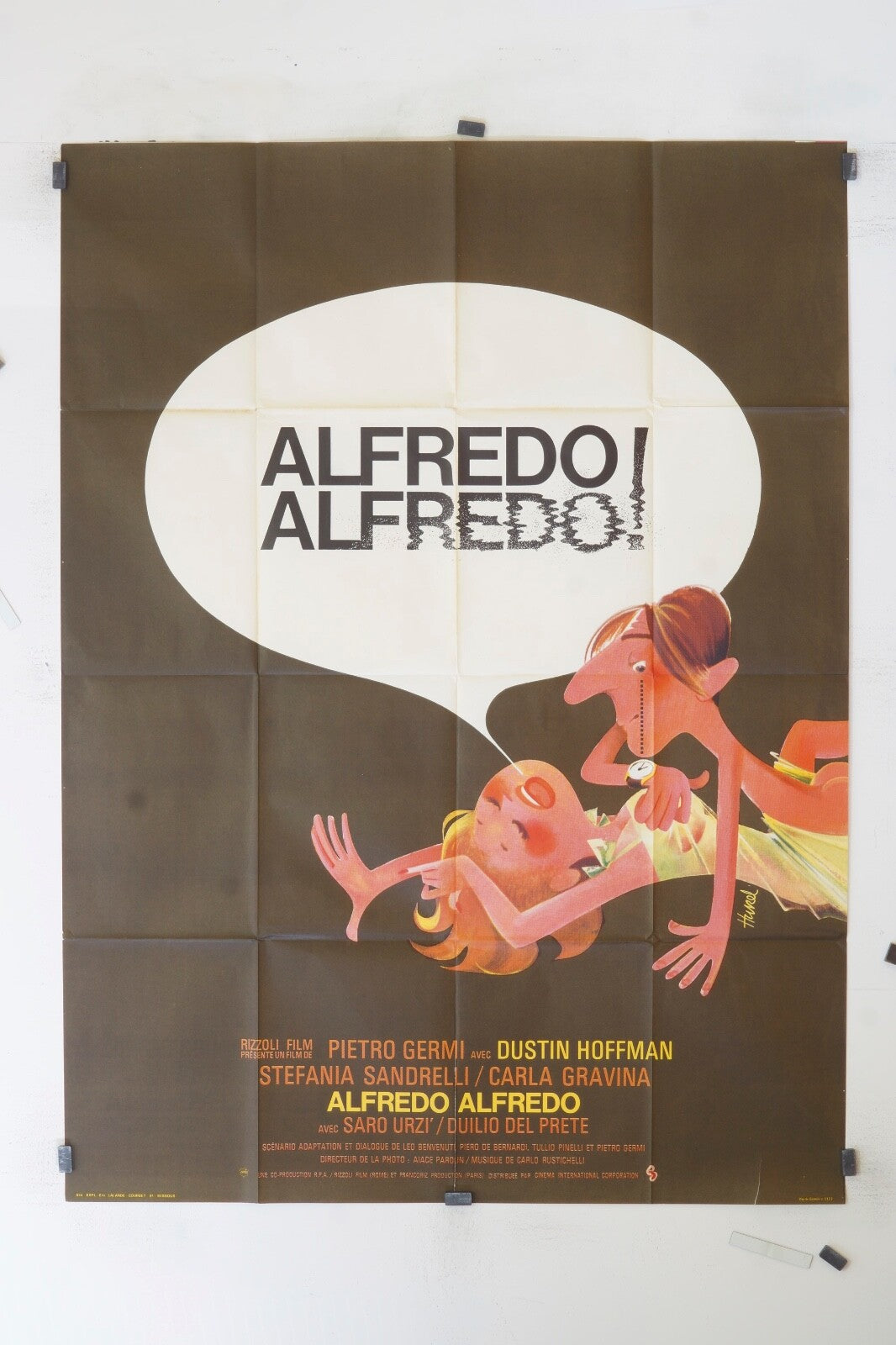 ALFREDO ALFREDO ! MOVIE POSTER ORIGINAL 120x160
