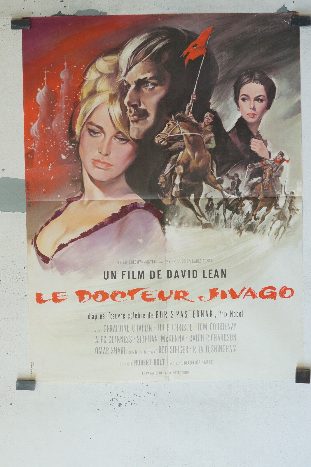LE DOCTEUR JIVAGO MOVIE POSTER ORIGINAL (60X80) DAVID LEAN