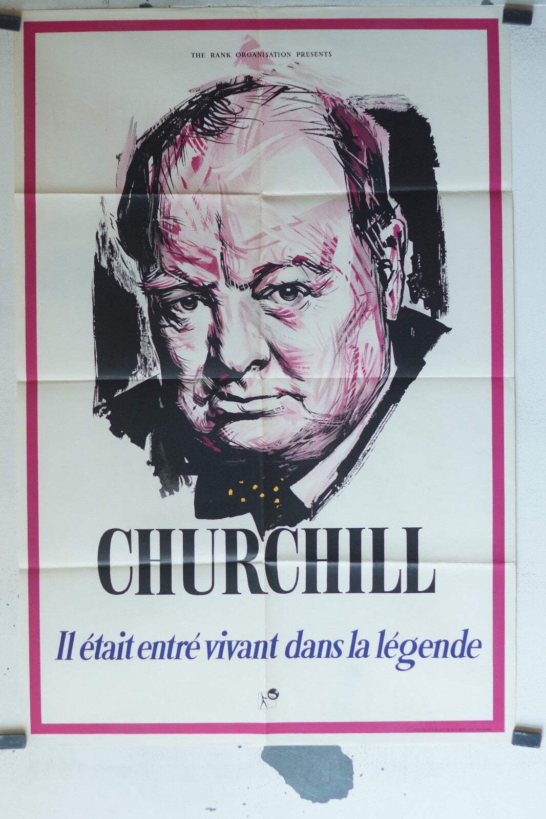 CHURCHILL ORIGINAL MOVIE POSTER 70x100 Brian Cox , Miranda Richardson