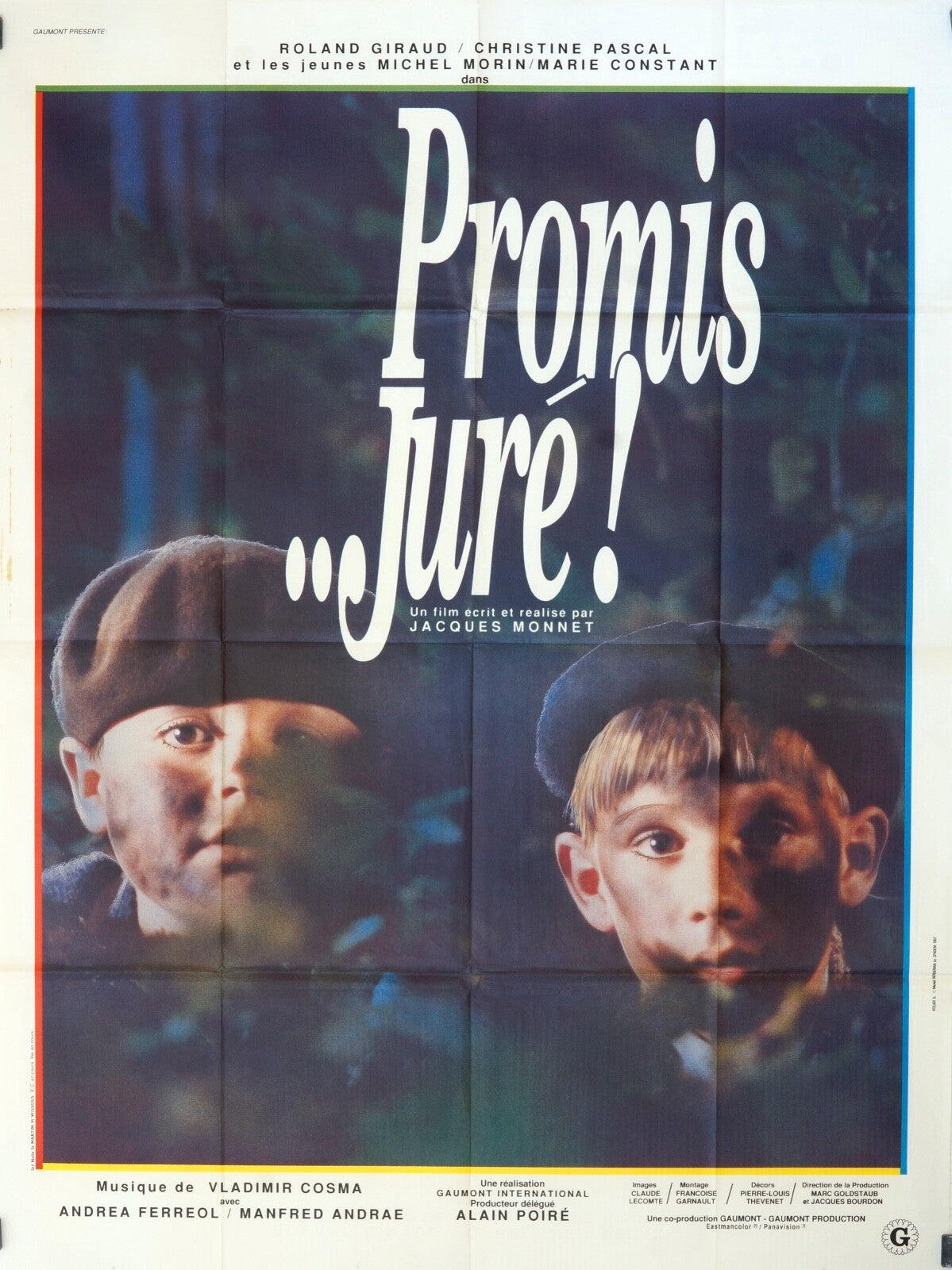 PROMIS..JURÉ ! movie poster original (120x160) JACQUES MONNET