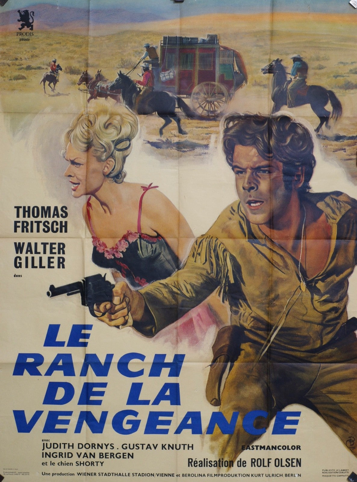 LE RANCH DE LA VENGEANCE THOMAS FRITSCH MOVIE POSTER ORIGINAL 120x160