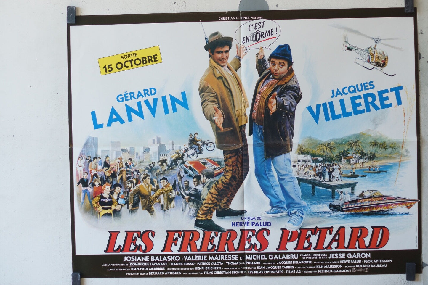 FRERES PETARD (LES) POSTER ORIGINAL60x80 Gérard Lanvin , Jacques Villeret