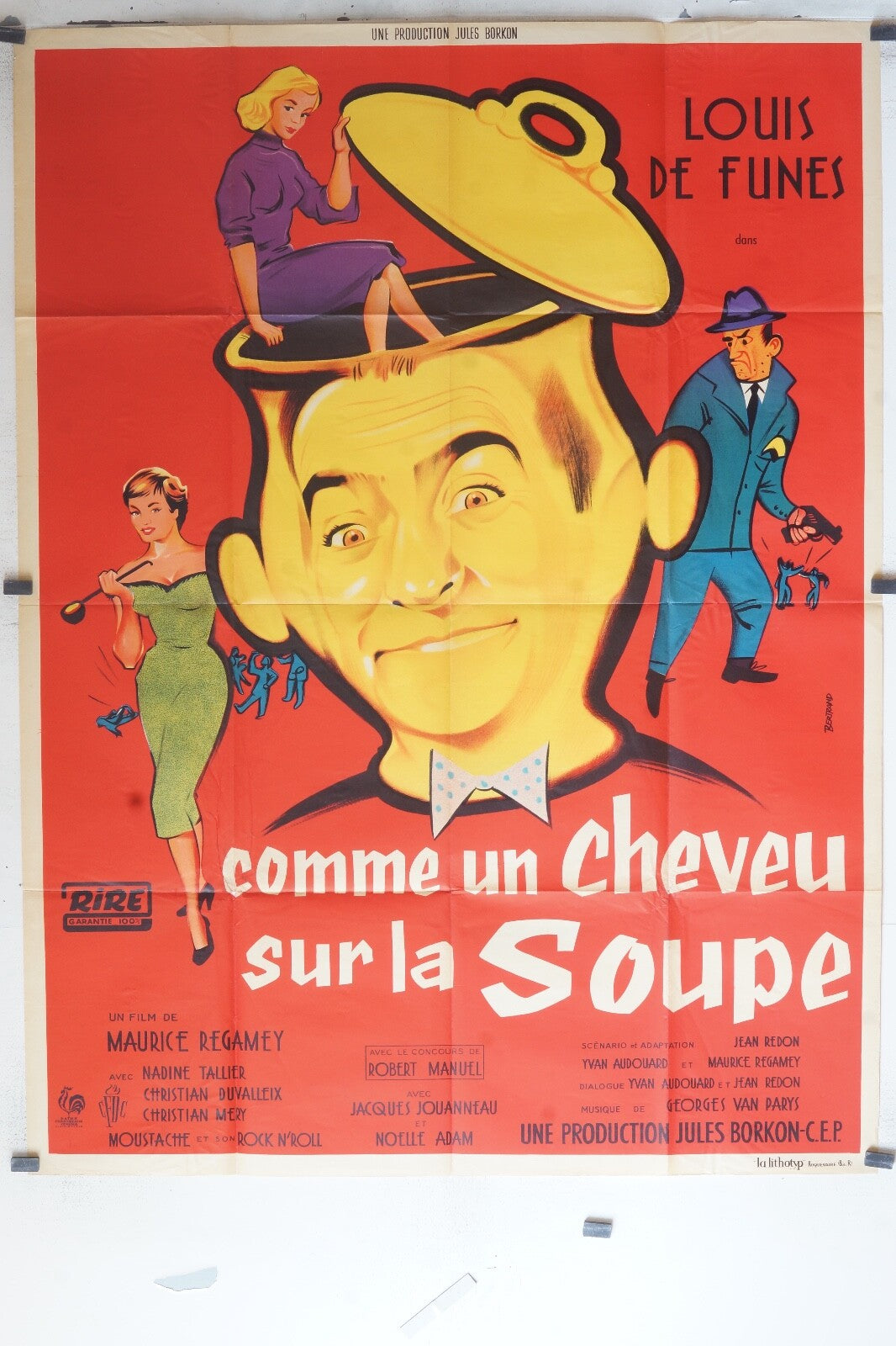 COMME UN CHEVEU SUR LA SOUPE ORIGINAL 120x160