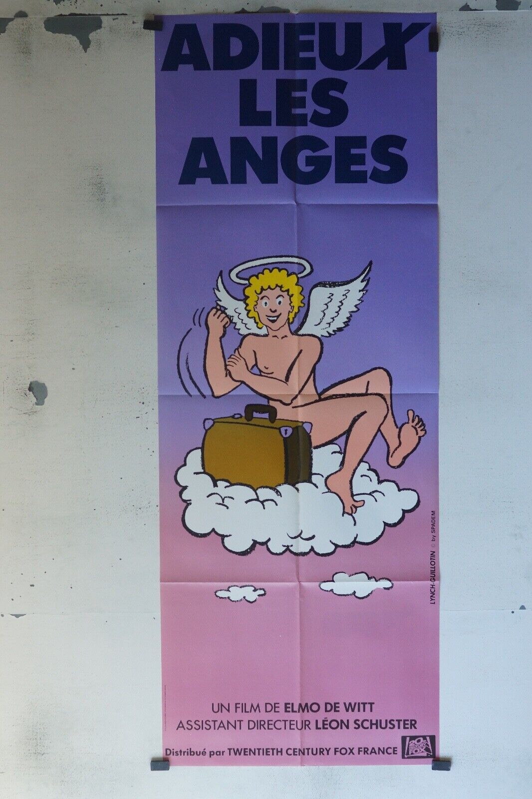 ADIEUX LES ANGES POSTER ORIGINAL 60x160 ELMO DE WITT