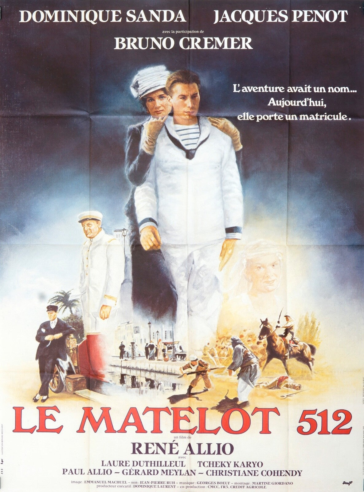 LE MATELOT 512 MOVIE POSTER ORIGINAL 120x160 DOMINIQUE SANDA