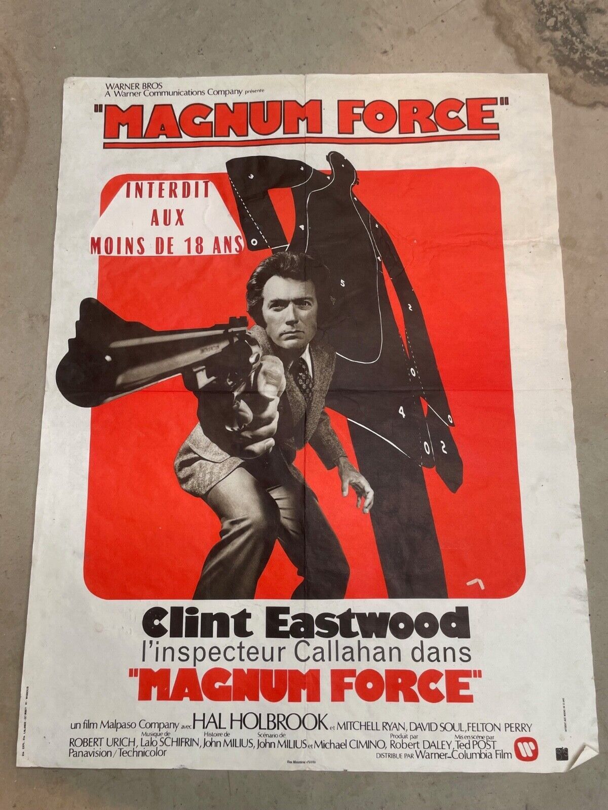 MAGNUM FORCE MOVIE POSTER ORIGINAL (60X80) CLINT EASTWOOD