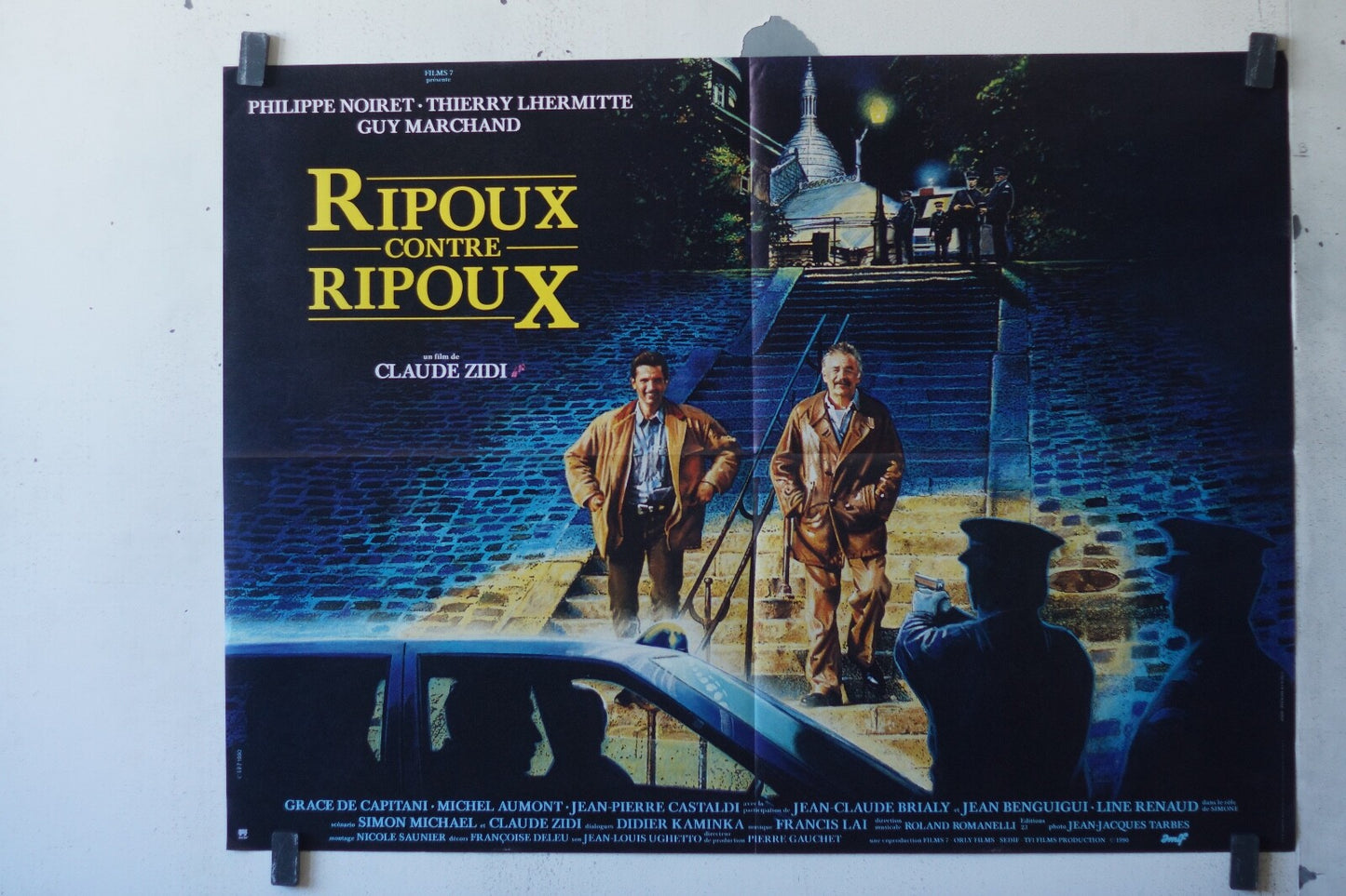RIPOUX CONTRE RIPOUX movie poster ORIGINAL 60x80 Philippe Noiret