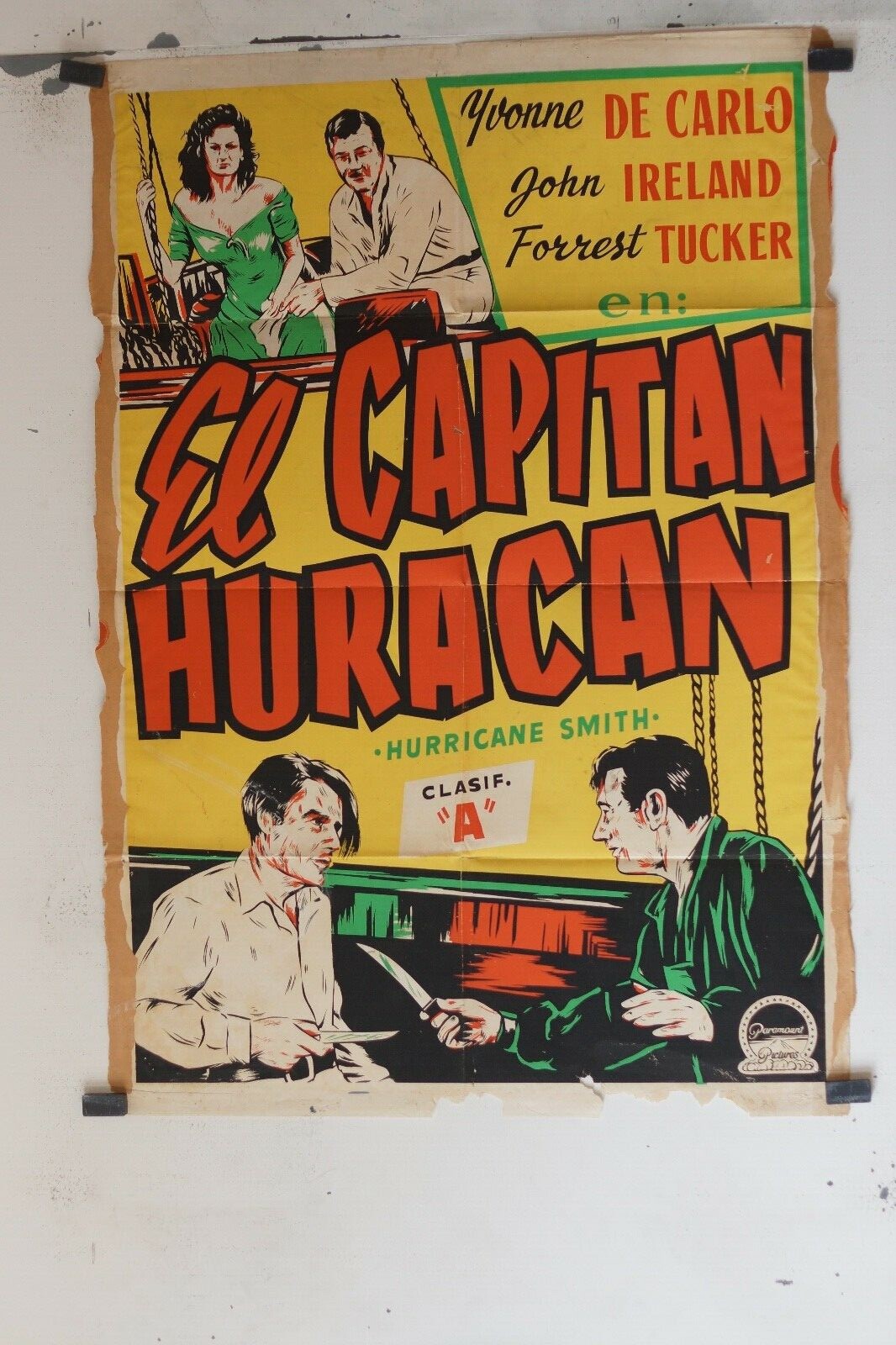 EL CAPITAN HURACAN ORIGINAL 69x103