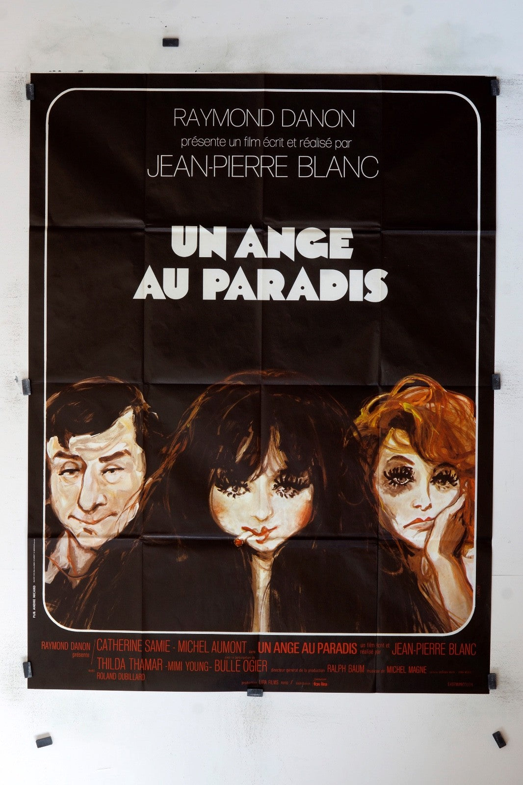 UN ANGE AU PARADIS JEAN-PIERRE BLANC ORIGINAL MOVIE POSTER 120x160