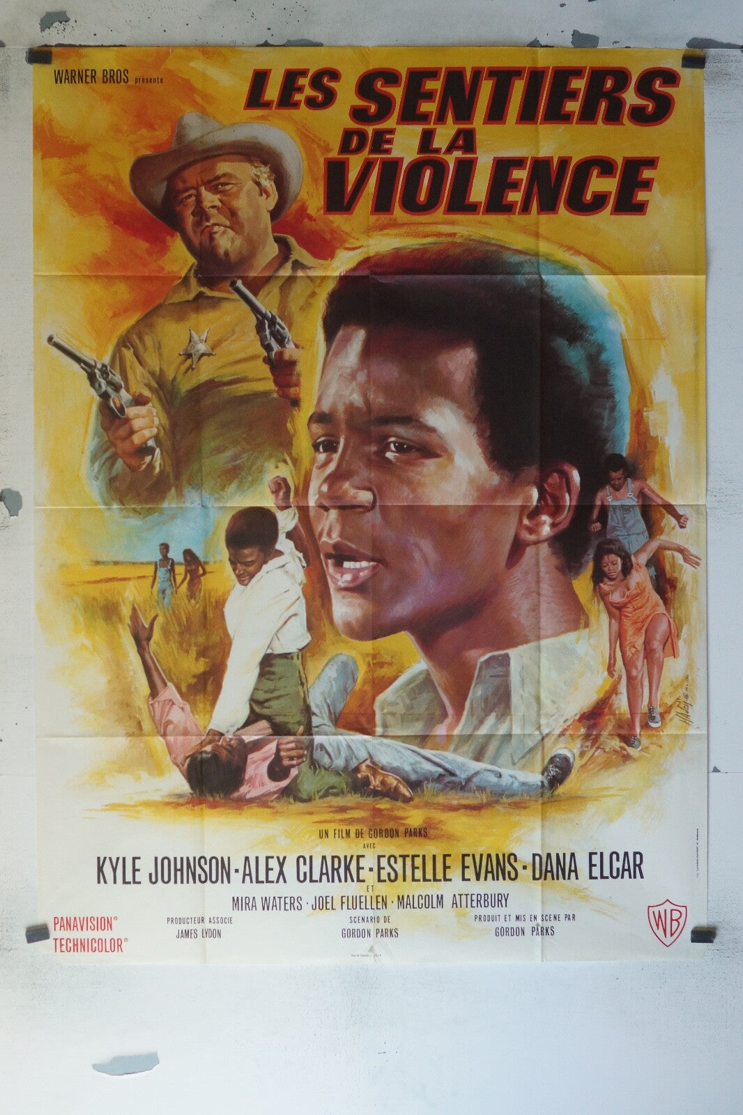 LES SENTIERS DE LA VIOLENCE MOVIE POSTER ORIGINAL 120x160 KYLE JOHNSON