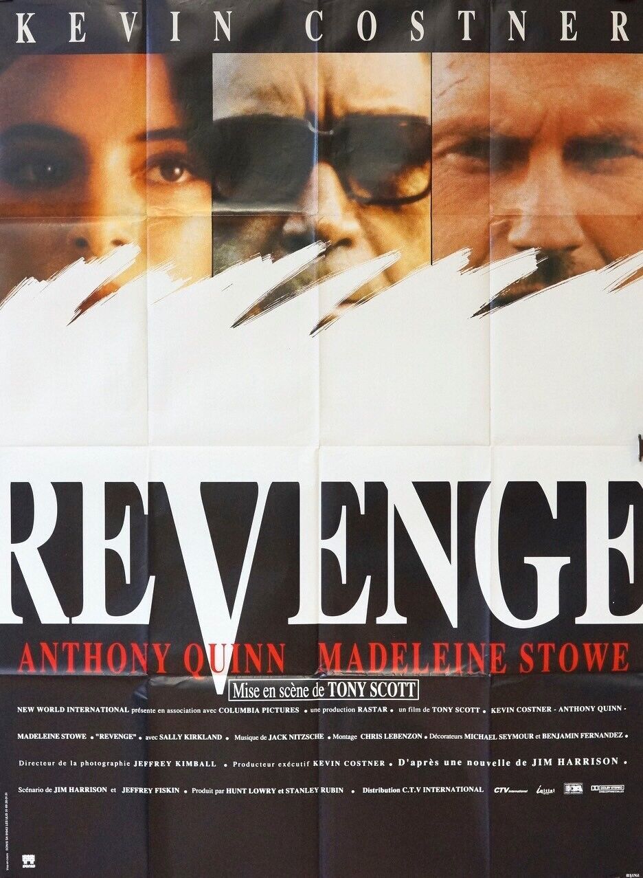 REVENGE MOVIE POSTER ORIGINAL 120x160 KEVIN COSTNER