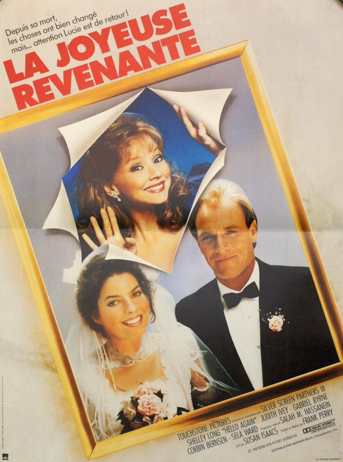 LA JOYEUSE REVENANTE (Hello Again) POSTER ORIGINAL 40X60 Frank Perry