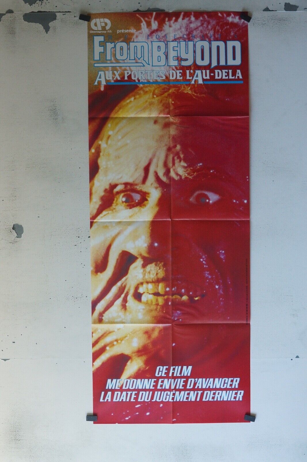 FROM BEYOUND “AUX PORTES DE L’AU DELÀ » POSTER ORIGINAL 60x160 HARRSION FORD