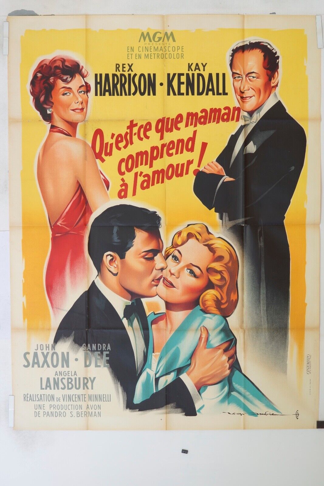QU’EST-CE QUE MAMAN COMPREND À L’AMOUR ORIGINAL 120x160 REX HARRISON