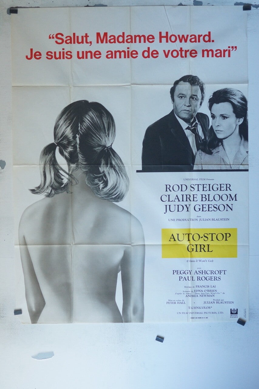 SALUT, MADAME HOWARD STORY MOVIE POSTER ORIGINAL 120x160 ROD STEIGER – CLAIRE