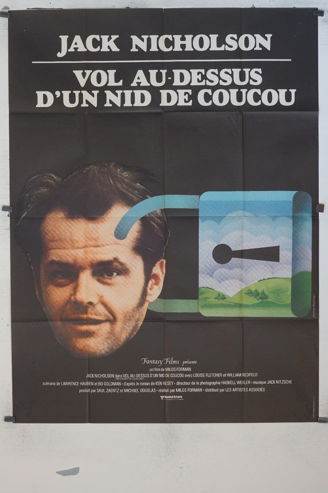 VOL AU-DESSUS D’UN NID DE COUCOU ORIGINAL120x160 One flewOver the Cuckoo’s Nest