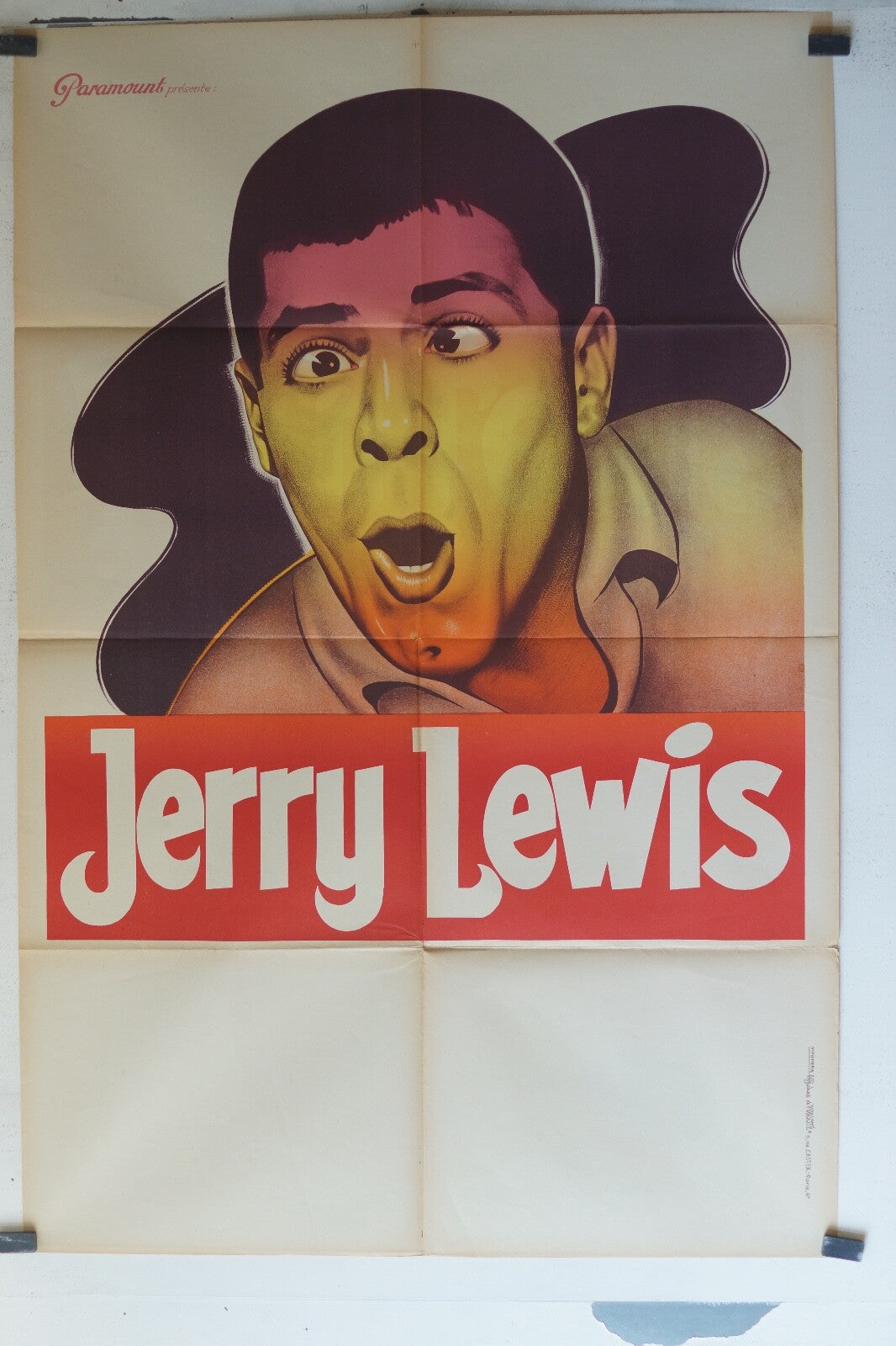 JERRY LEWIS ORIGINAL MOVIE POSTER 80x120