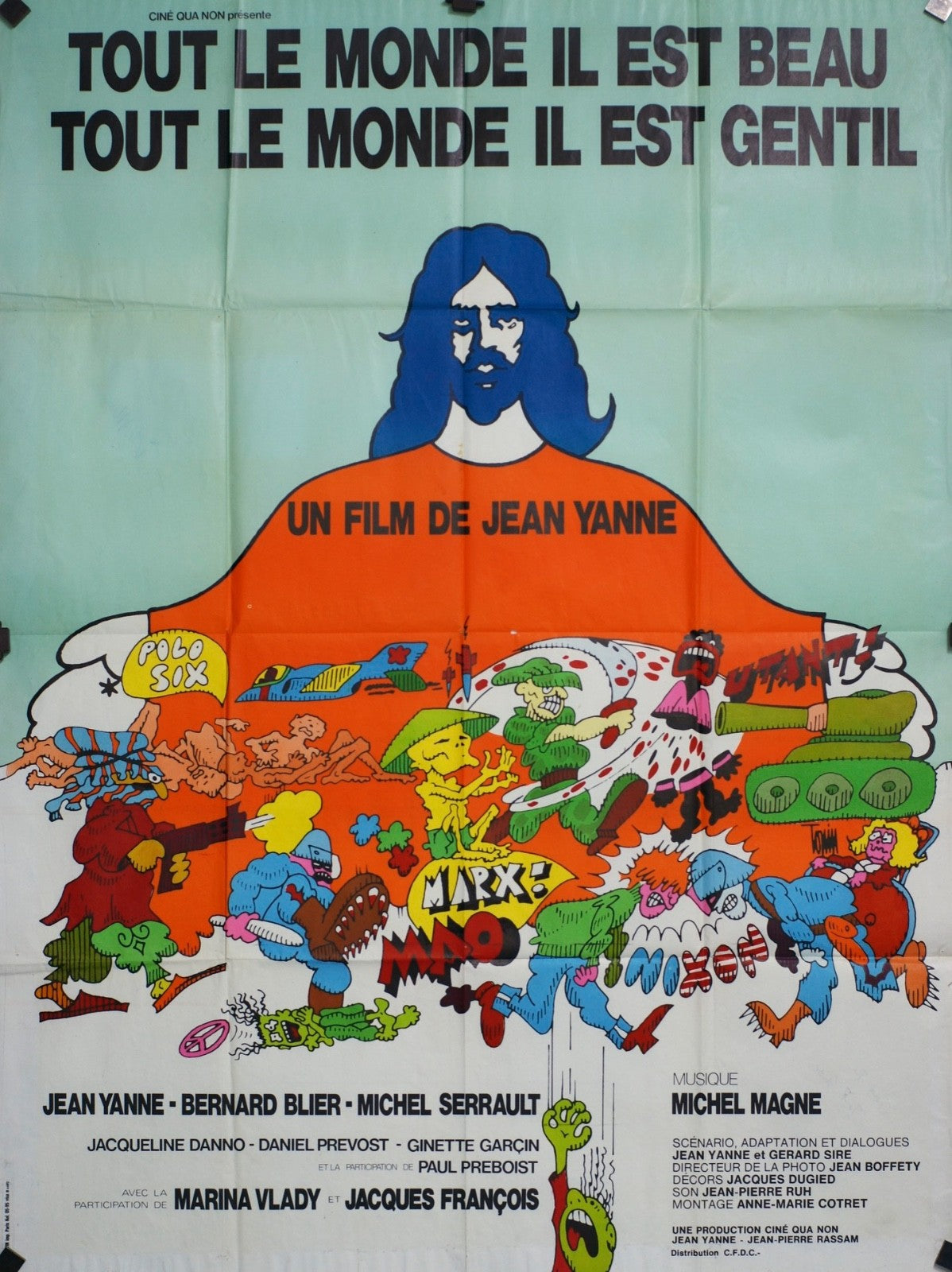 TOUT LE MONDE IL EST BEAU, TOUT LE MONDE MOVIE POSTER ORIGINAL 120x160
