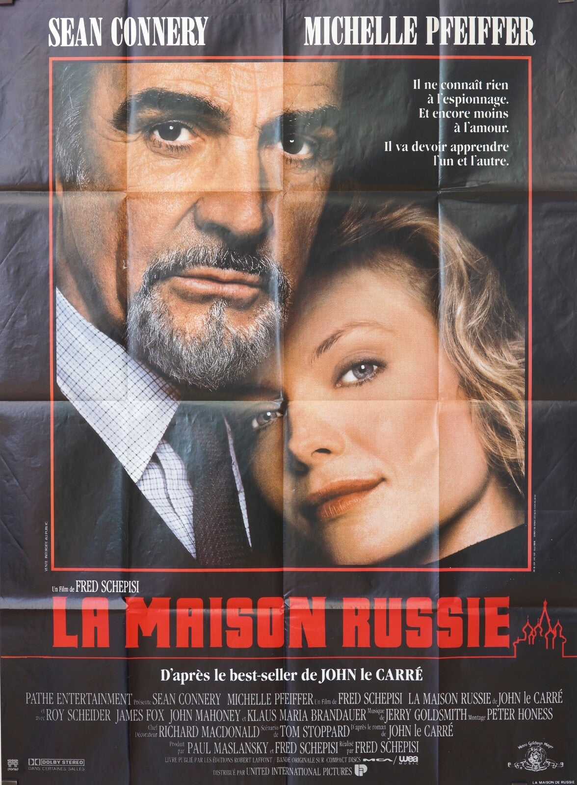 LA MAISON RUSSIE SEAN CONNERY MOVIE POSTER ORIGINAL 120x160