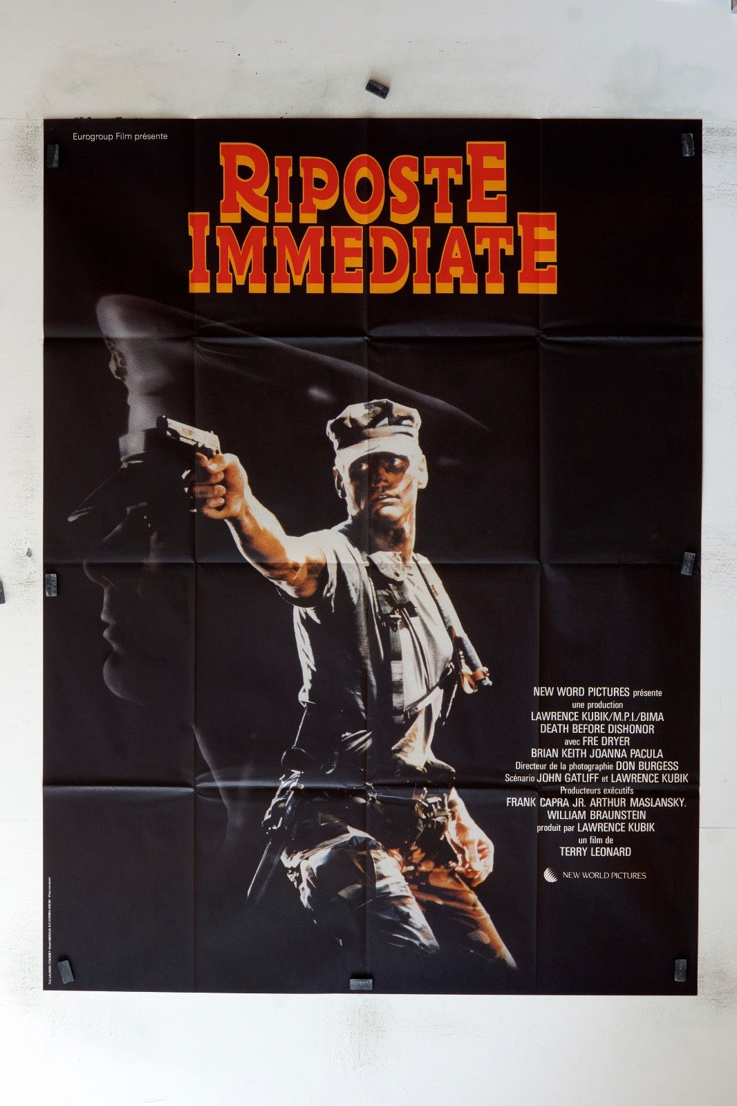 RIPOSTE IMMÉDIATE LAURENCE KUBIK MOVIE POSTER ORIGINAL 120x160