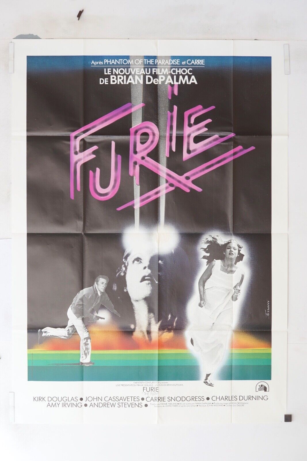 FURIE MOVIE POSTER ORIGINAL 120x160 BRIAN DE PALMA