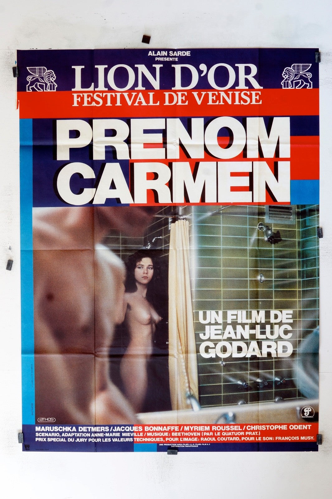 PRÉNOM CARMEN JEAN-LUC GODARD MOVIE POSTER ORIGINAL, 120X160
