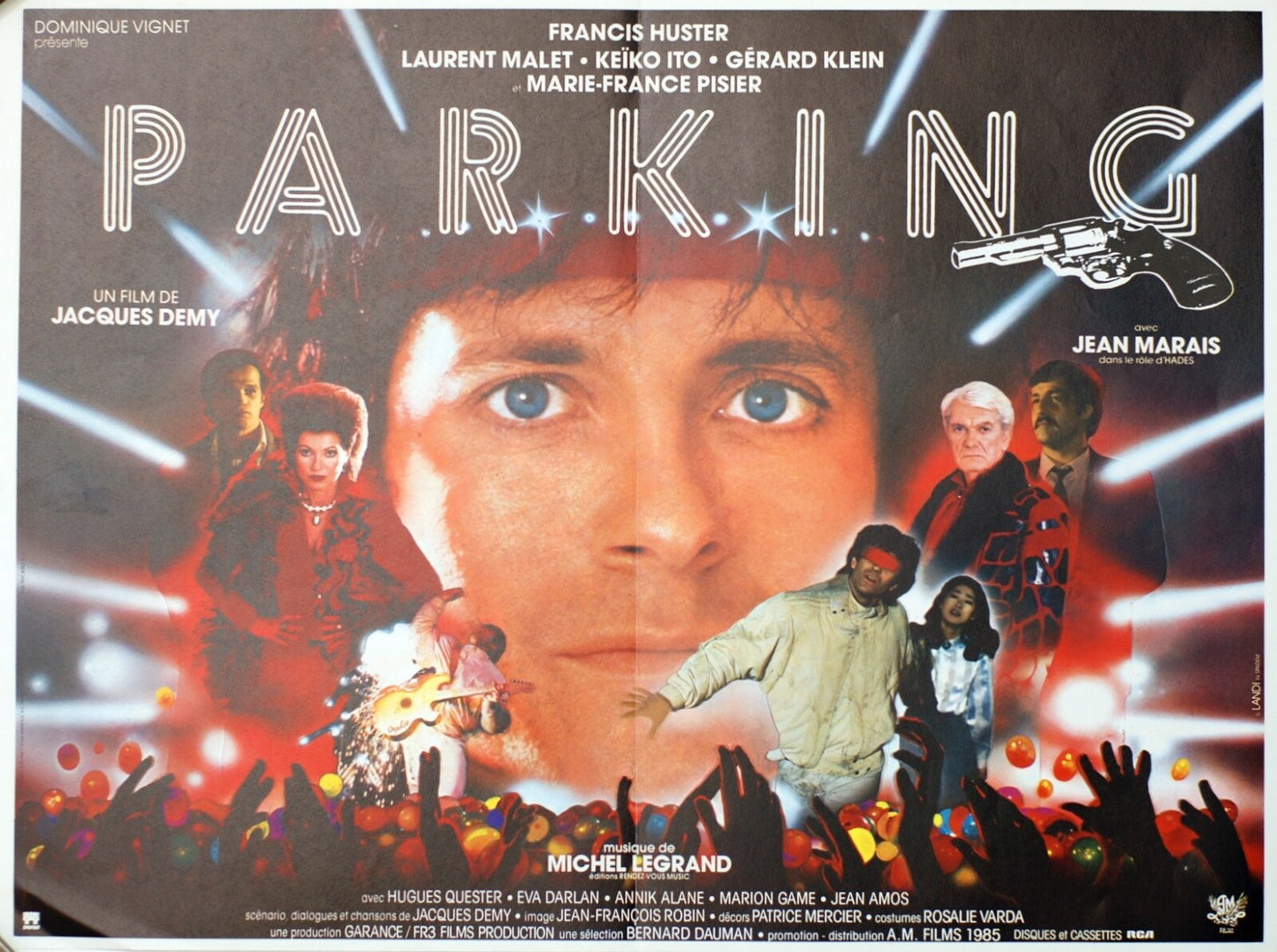 PARKING (poster original) 40x60, Jacques Demy, Francis Huster