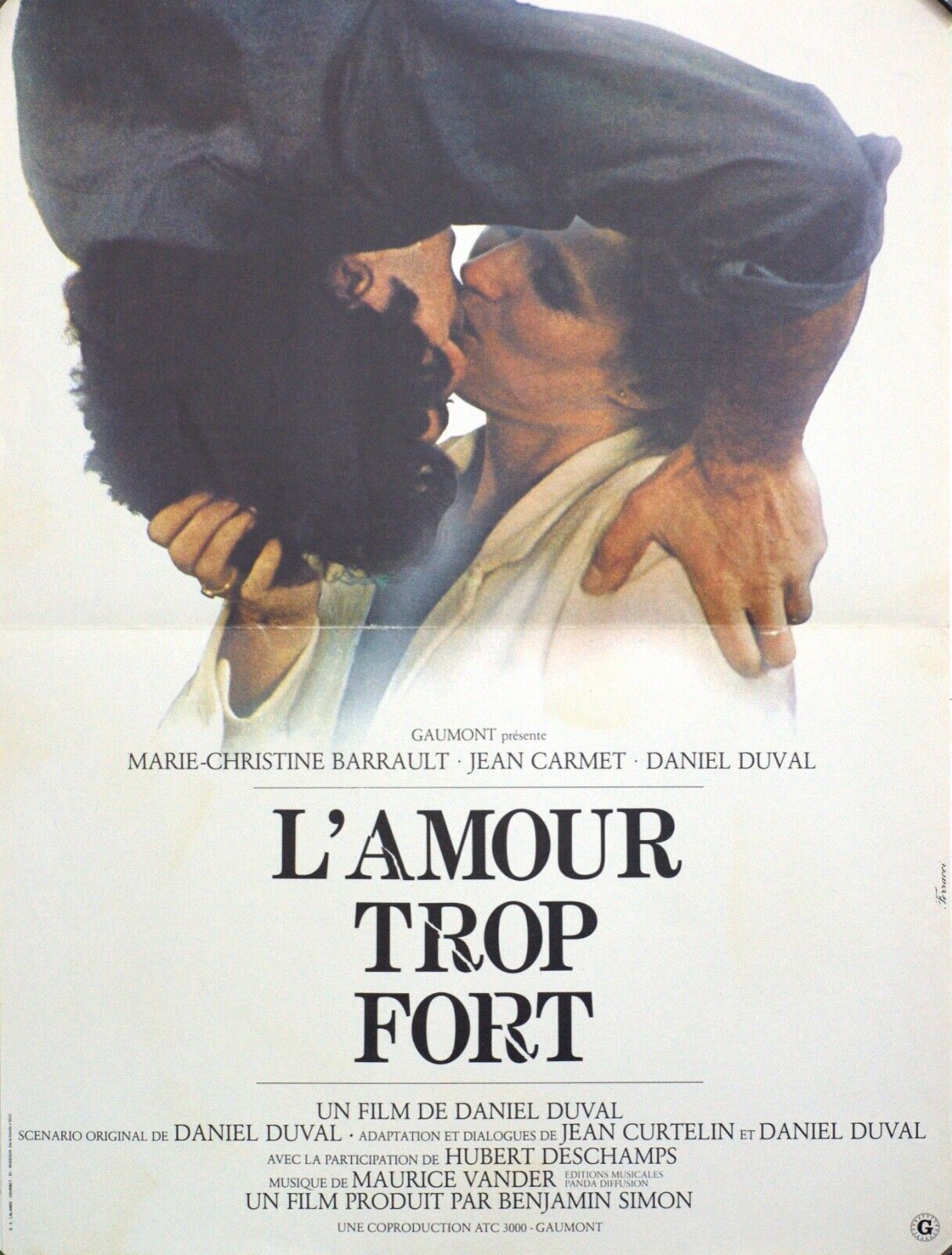 L’AMOUR TROP FORT ORIGINAL 120x160