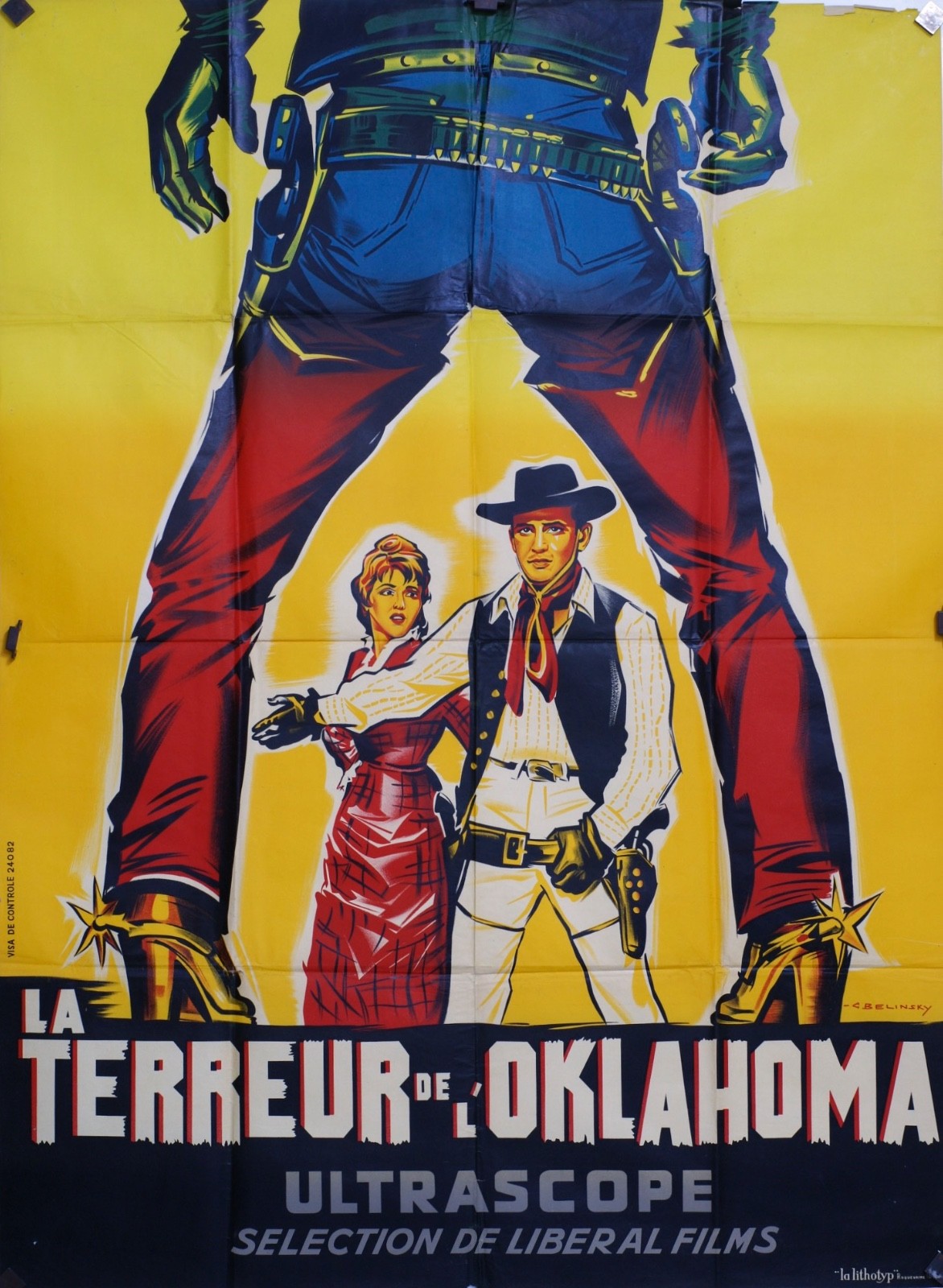 LA TERREUR DE L’OKLAOMA MARIO AMENDOLA 1979 MOVIE POSTER ORIGINAL 120x160