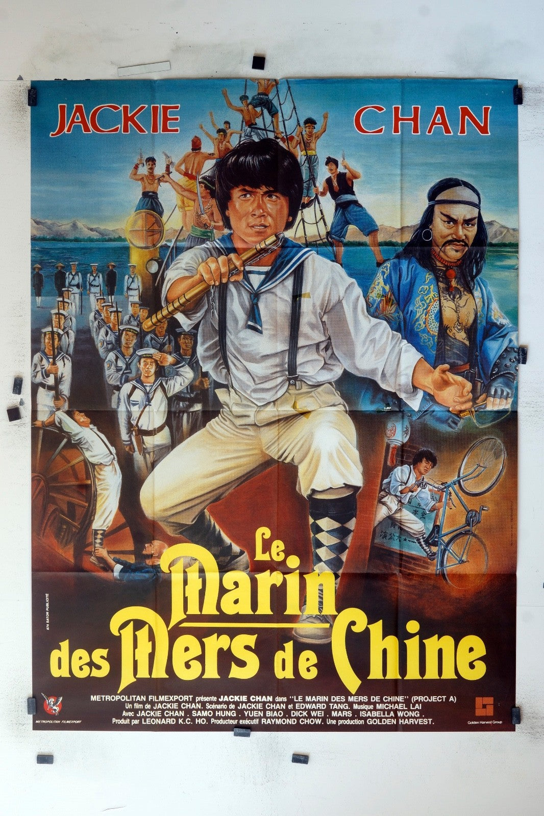 LE MARIN DES MERS DE CHINE JACKIE CHAN MOVIE POSTER ORIGINAL (120x160)