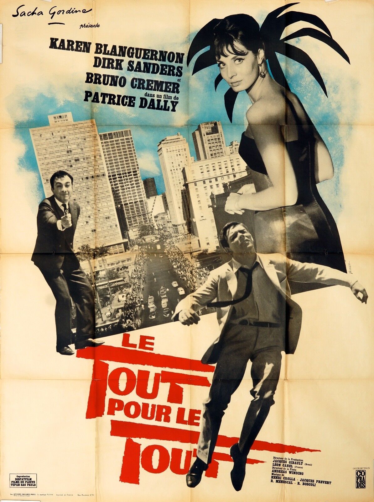 LE TOUT POUR LE TOUT POSTER ORIGINAL (120x160) KAREN BLANGUERNON