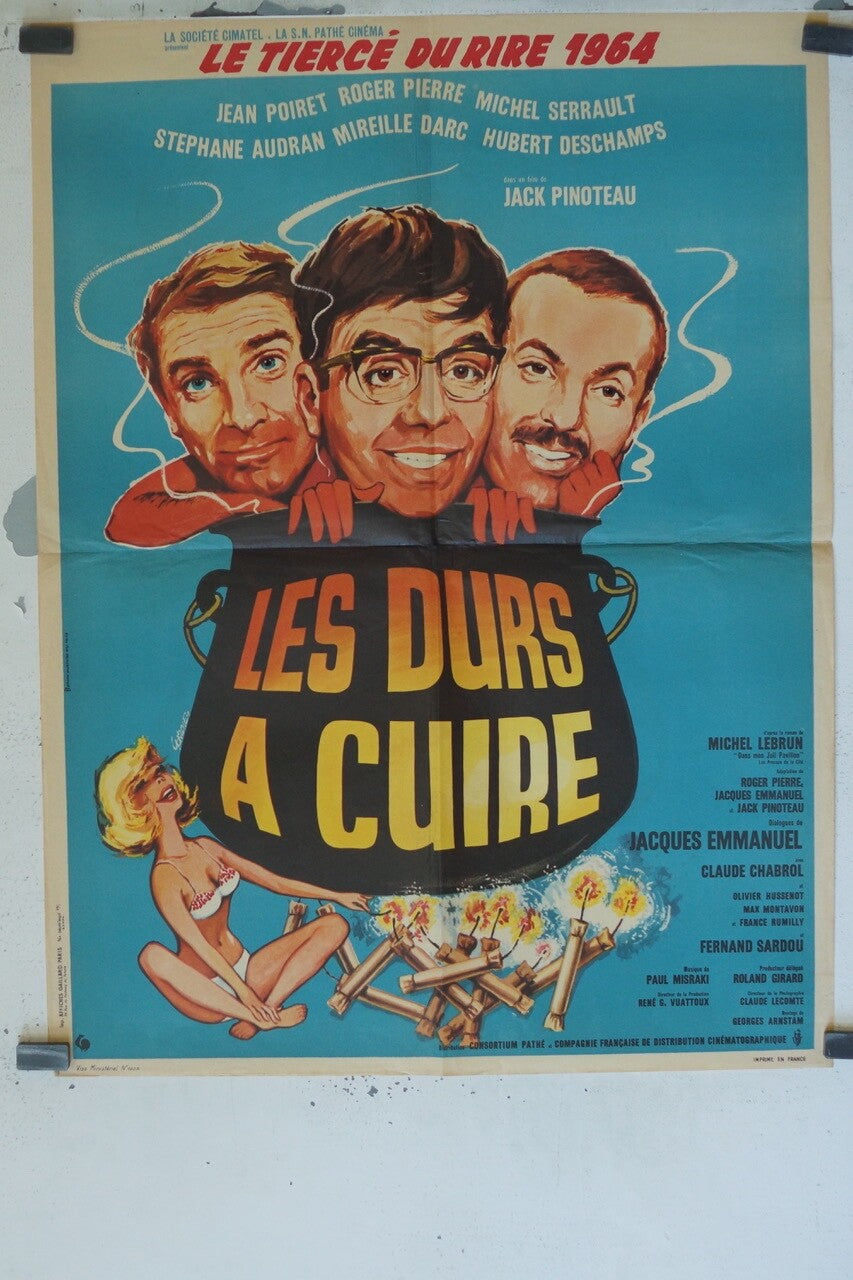 LES DURS À CUIRE 60X80 JEAN POIRET – ROGER PIERRE POSTER ORIGINAL