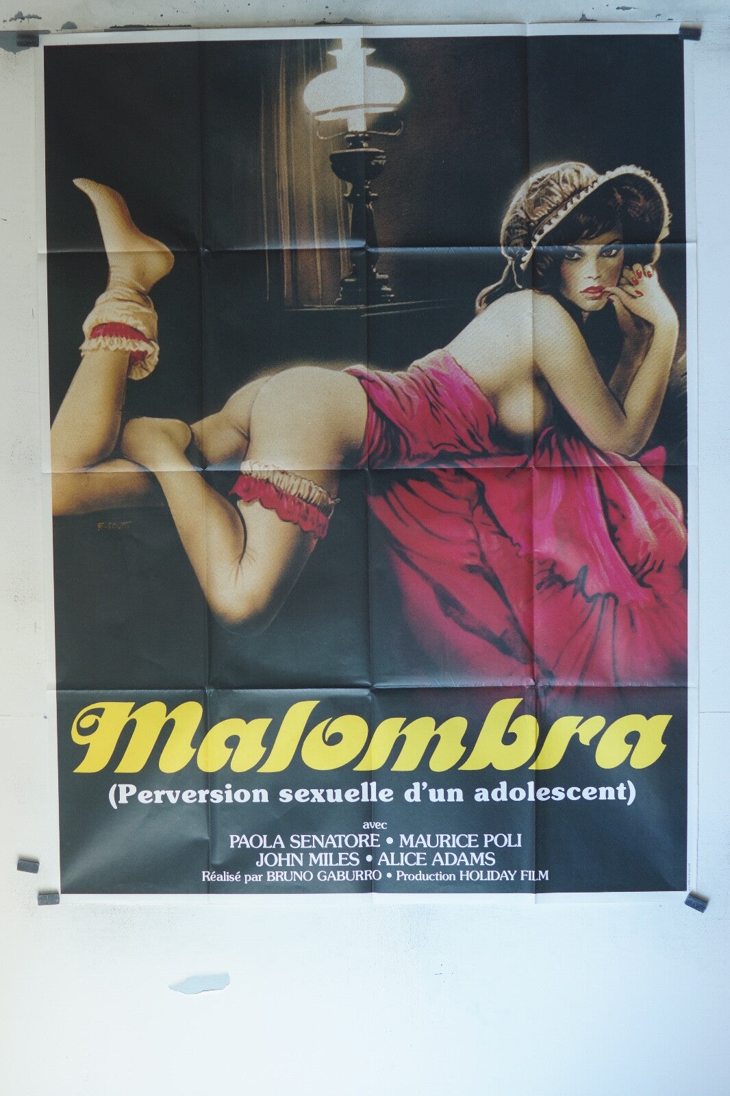 MALOMBRA, MOVIE POSTER EROTIC, (120X160) POSTER ORIGINAL120x160 PAOLA SENATORE