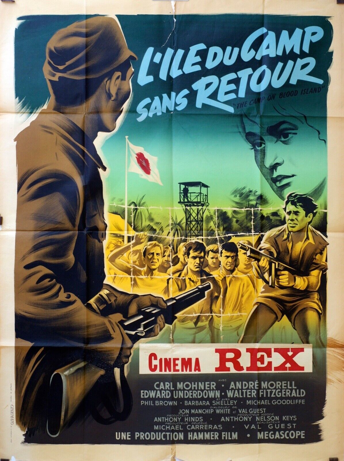 L’ILE DU CAMP SANS RETOUR POSTER ORIGINAL 120x160 GASTON SANTOS