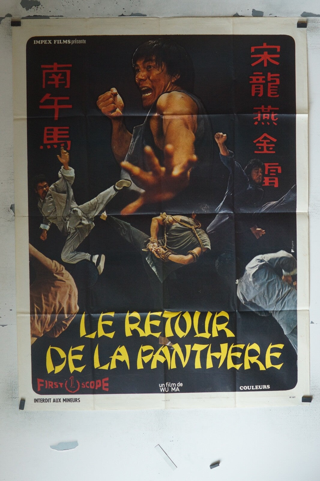 LE RETOUR DE LA PANTHERE MOVIE POSTER ORIGINAL 120x160 WU MA