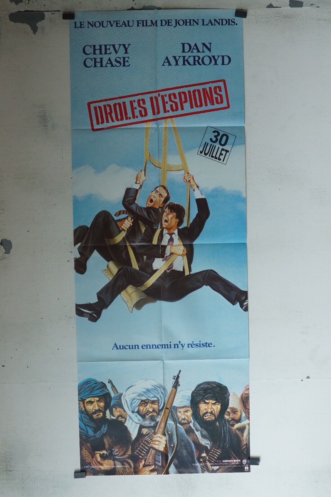 DROLES D’ESPIONS MOVIE POSTER ORIGINAL 60x160 CHEVY CHASE
