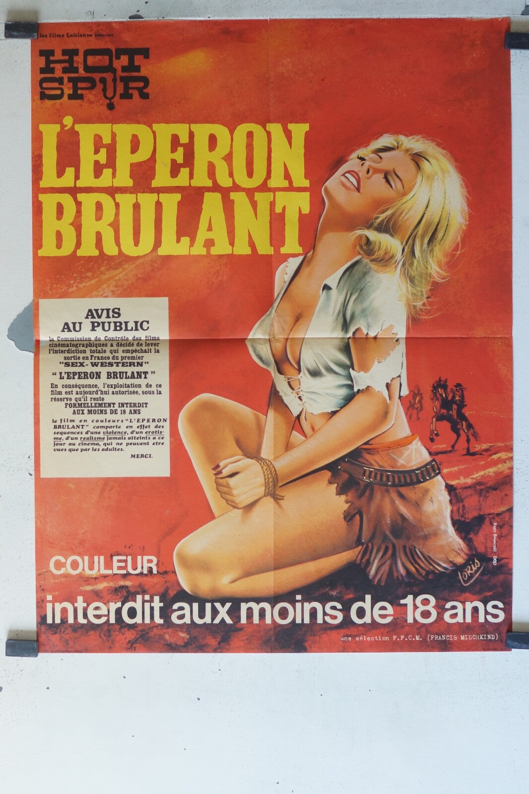 ESPERON BRULANT (L’) MOVIE POSTER ORIGINAL (60X80) Laura McLaughlin