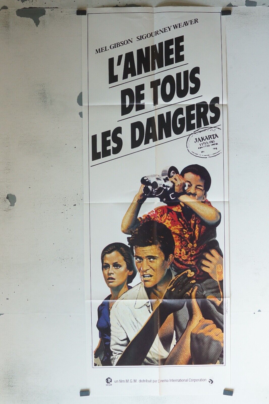 L’ANNÉE DE TOUS LES DANGERS POSTER ORIGINAL (60x160) MEL GIBSON