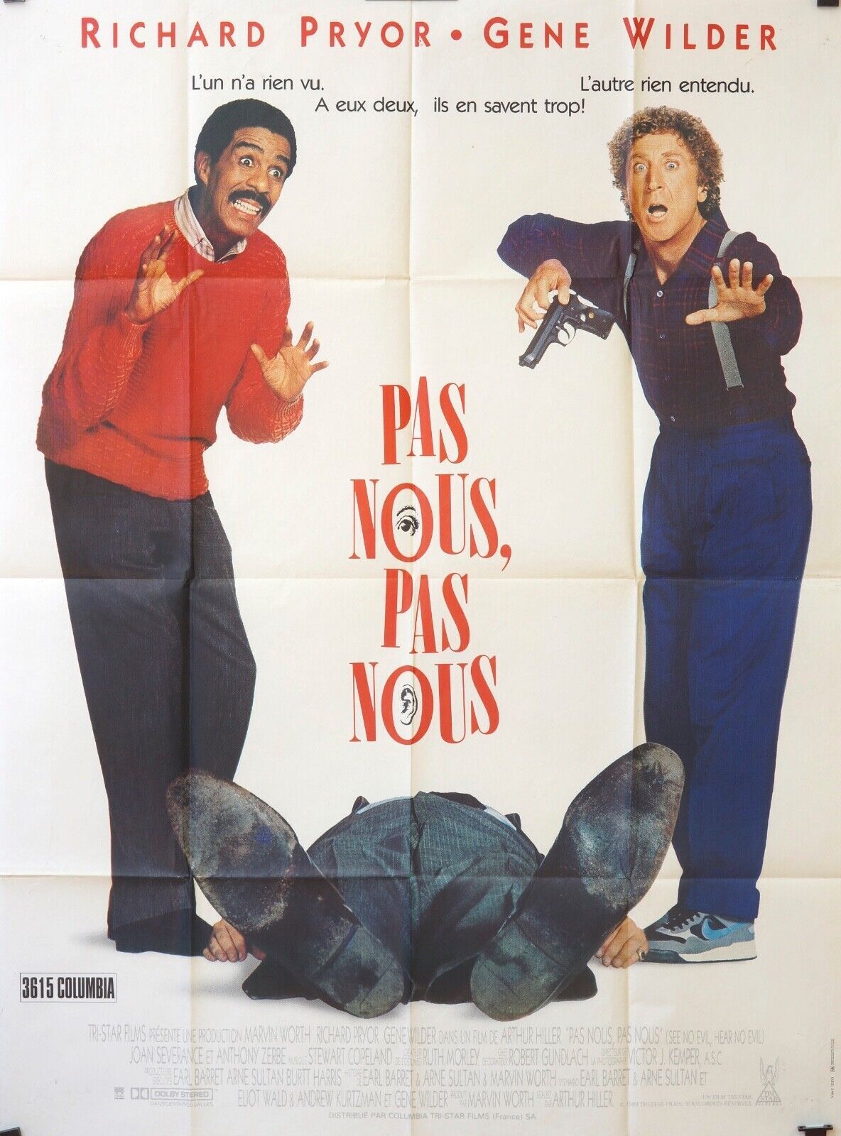 PAS NOUS PAS NOUS MOVIE POSTER ORIGINAL 120x160 RICHARD PRYOR