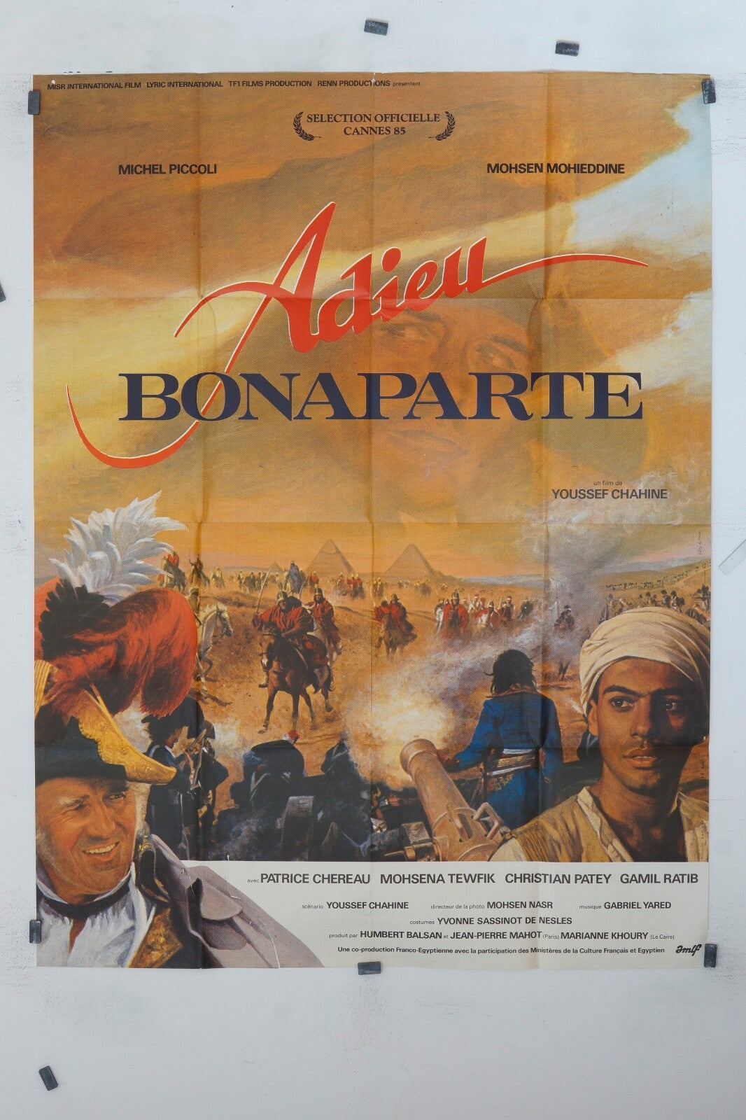 ADIEU BONAPARTE MICHEL PICCOLI MOVIE POSTER ORIGINAL 120x160