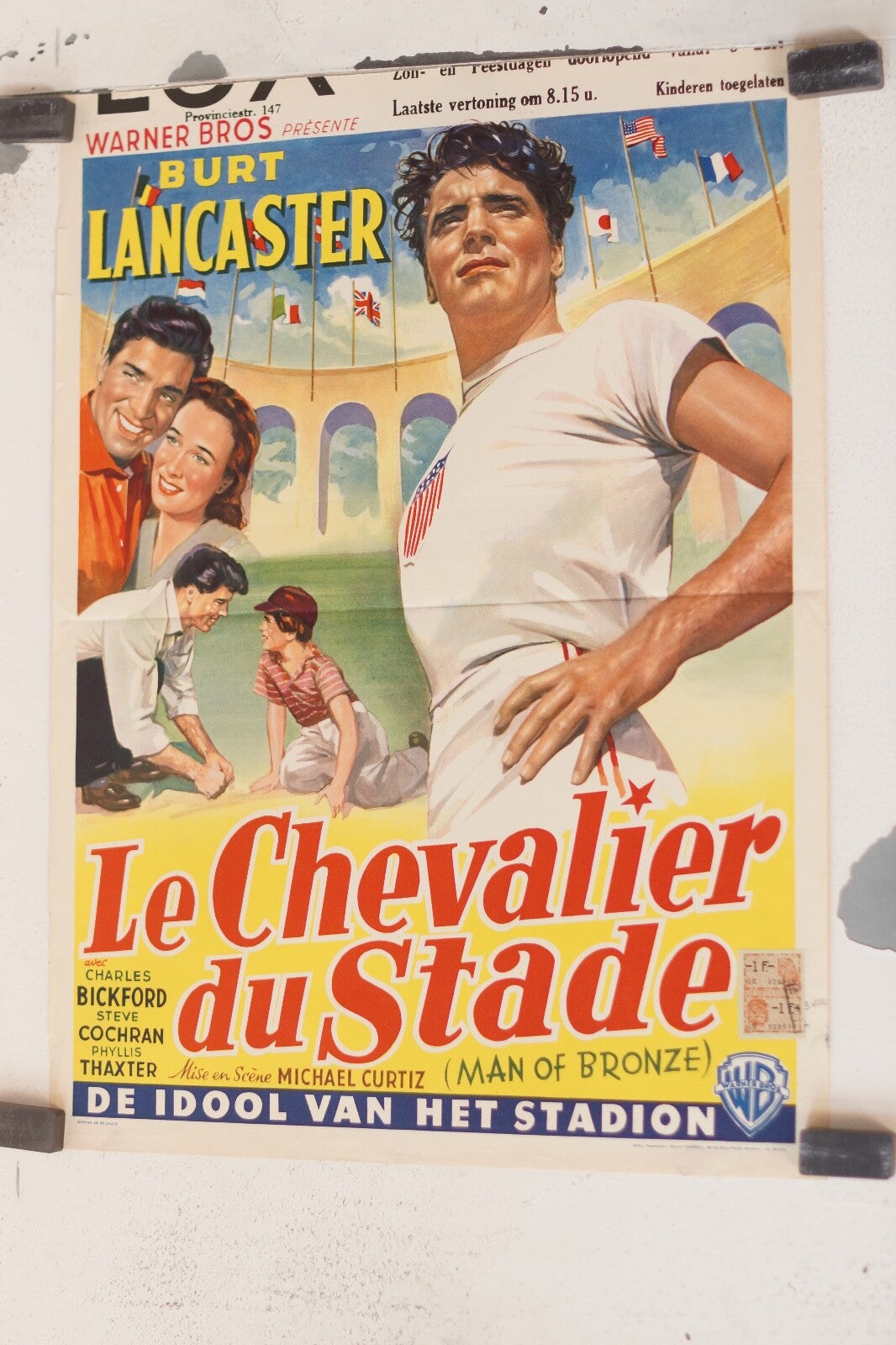 CHEVALIER DU STADE (LE) – MAN OF BRONZE (French Edition) ORIGINAL 30x55