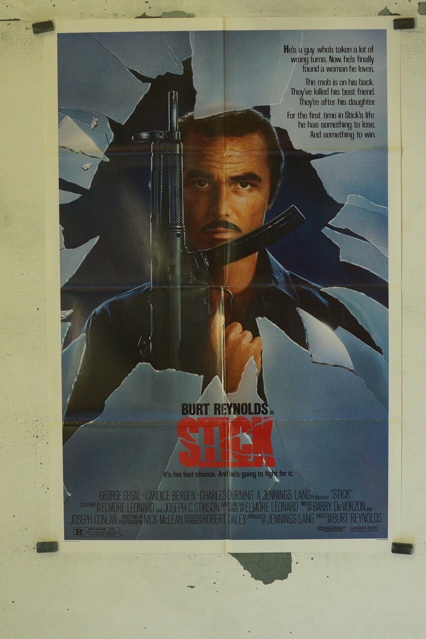STICK (70X100) ORIGINAL MOVIE POSTER GEORGE SEGAL – CANDICE BERGEN